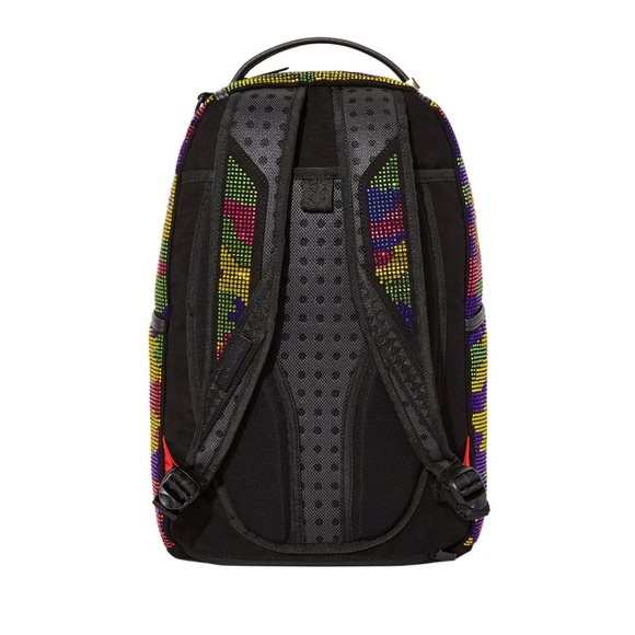 Sprayground Embellished Backpack - Trippy Trinity Camo Crystal - Picture 2 of 8